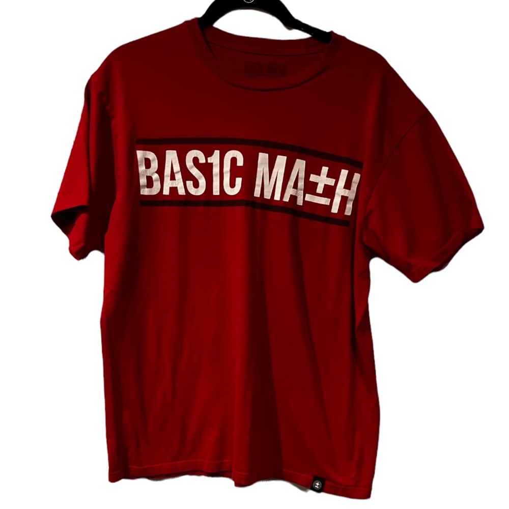 Basic Math Large Shirt
